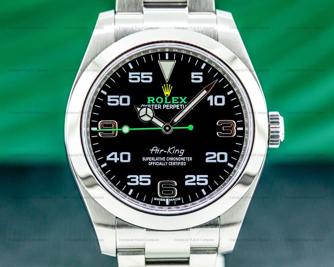 Rolex Air King 116900 Black Dial SS 
