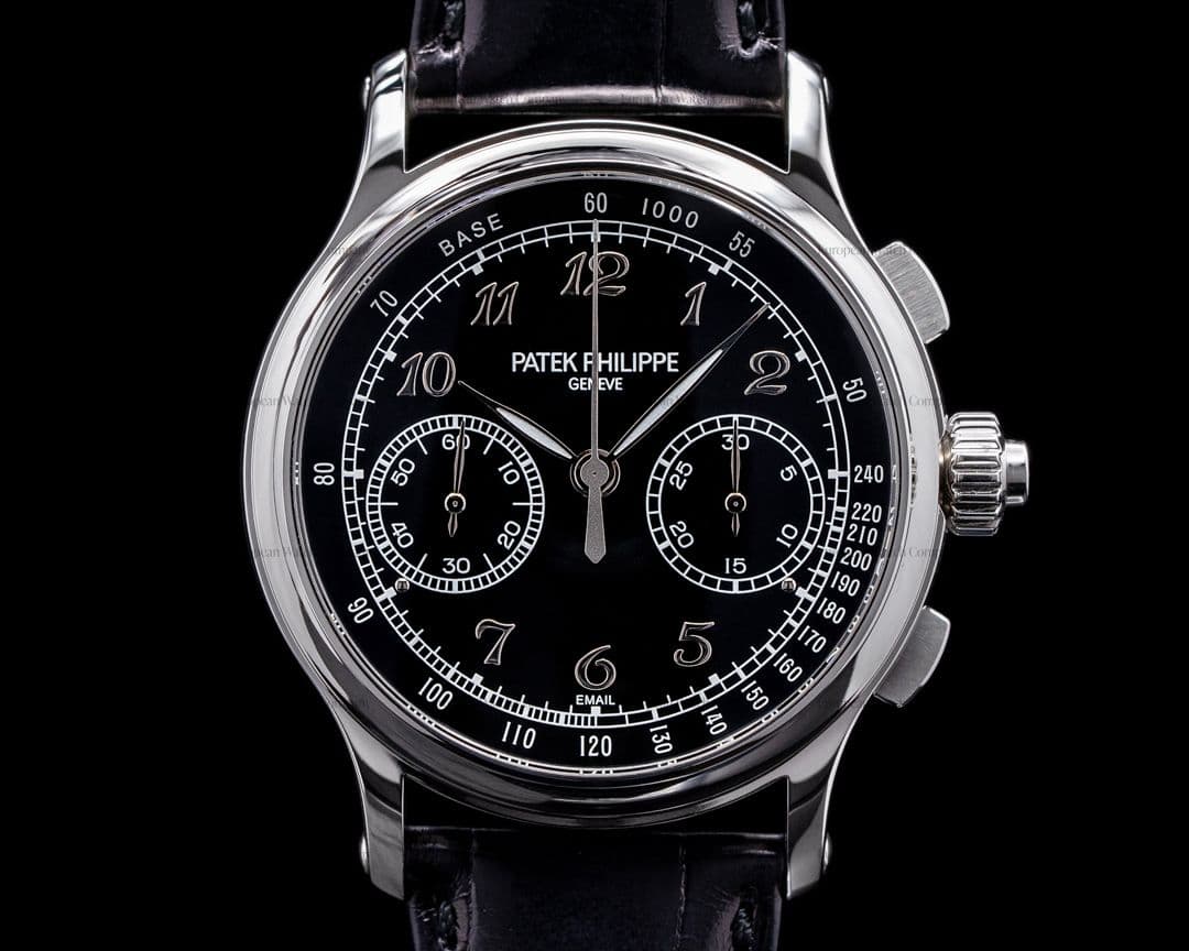 Patek Philippe Split Second 5370P Platinum Black Enamel Dial UNWORN