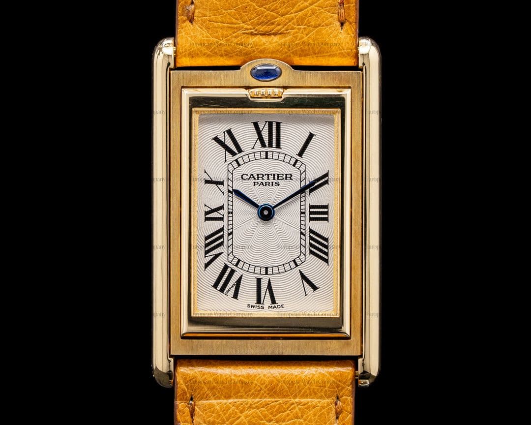 Cartier Privee Collection Tank Basculante 18K Yellow Gold/Deployant LIMITED