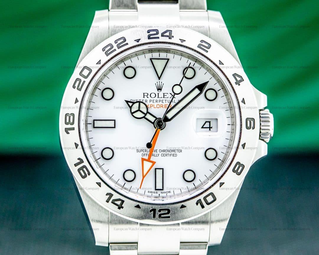 Rolex Explorer II 216570 White Dial SS First Year Production G Series  