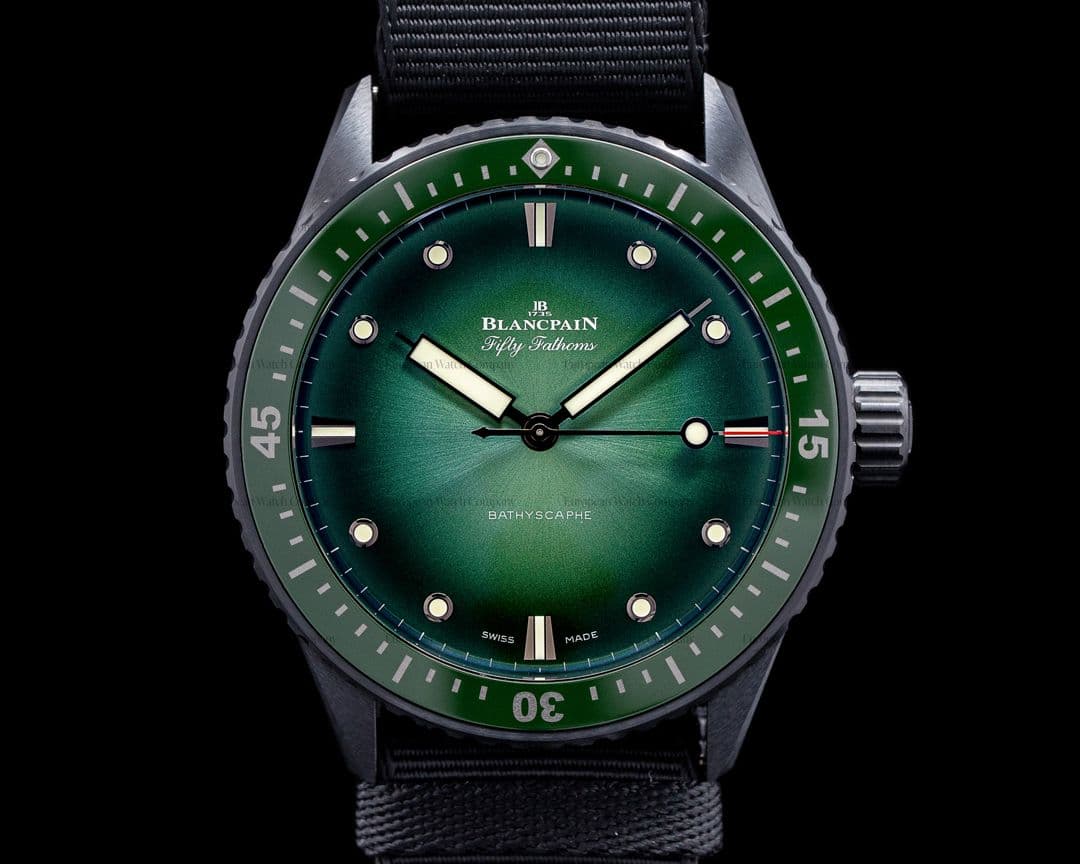 Blancpain Fifty Fathoms Bathyscaphe Mokarran Tropical Green Dial Limited 2020