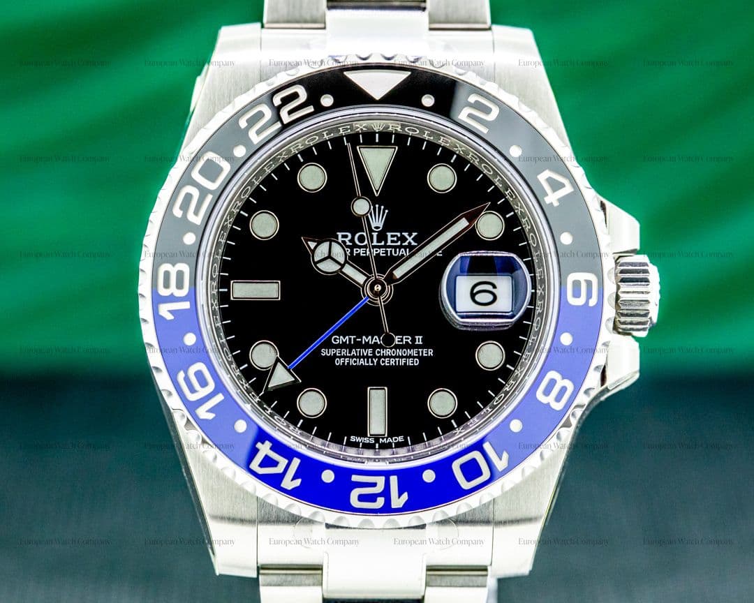 Rolex GMT Master II 116710 Ceramic "Batman" SS Oyster UNWORN