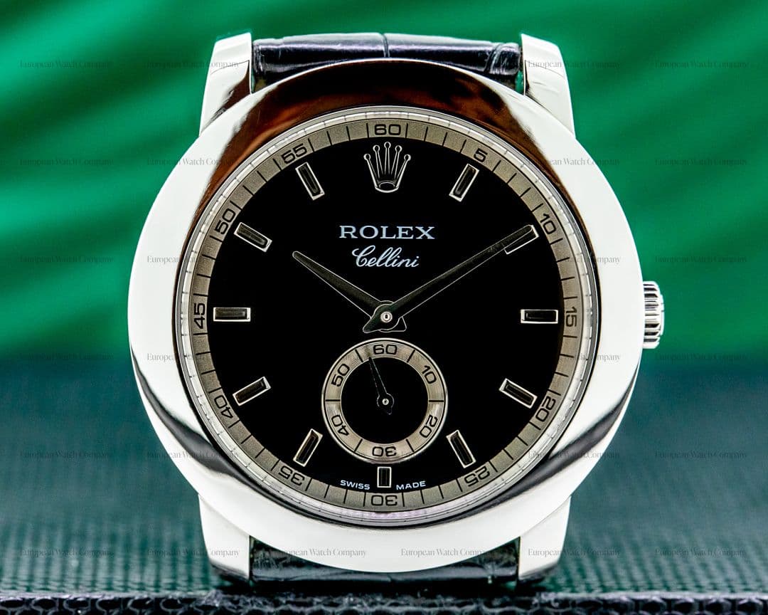 Rolex Cellinium 5241 Platinum Black Dial 38MM


  