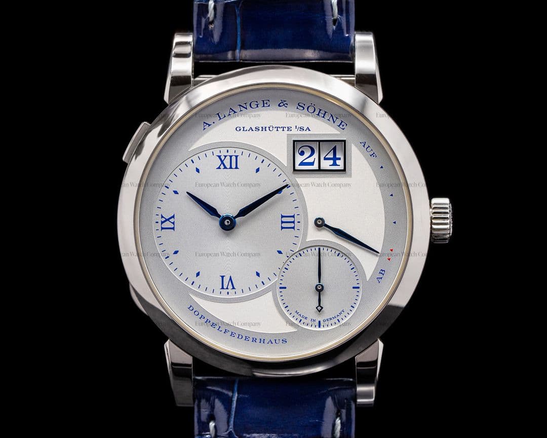 A. Lange & Söhne Lange 1 25th Anniversary 191.066 18k WG Half Hunter LIMITED UNWORN 