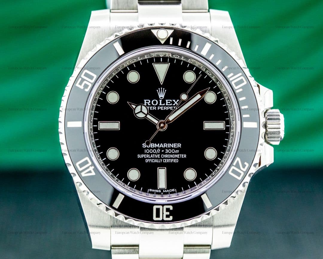 Rolex Submariner 114060 No Date Ceramic Bezel UNWORN