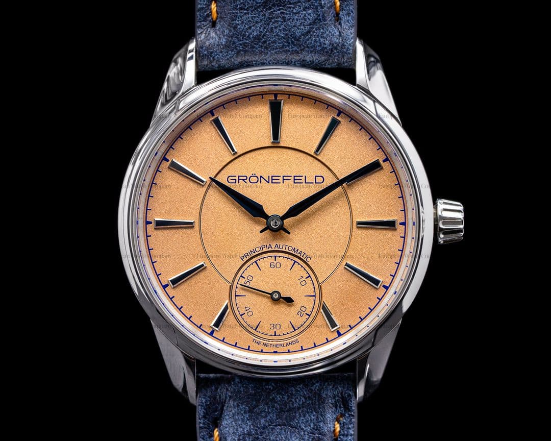 Gronefeld 1941 Principia Automatic Steel Salmon Dial 2020