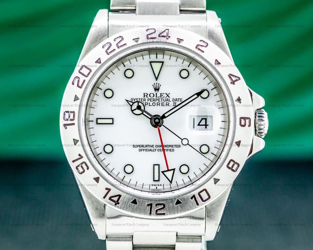 Rolex Explorer II "Polar" 16570 White Dial SS "Swiss Only"