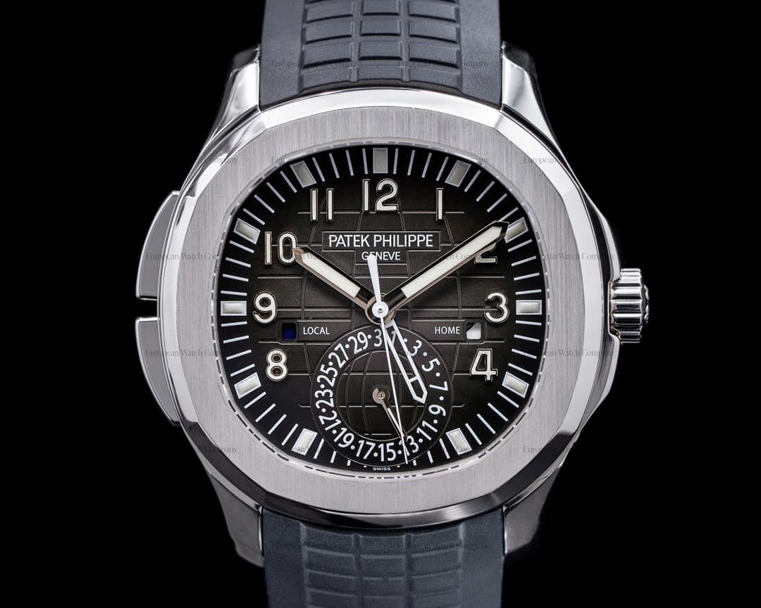 Patek Philippe Aquanaut 5164A Travel Time SS / Rubber 