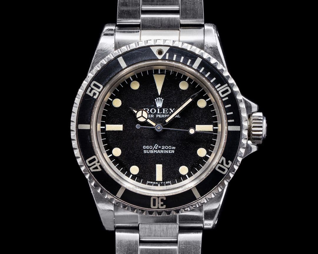 Rolex Vintage 5513 Submariner Patina Circa 1972