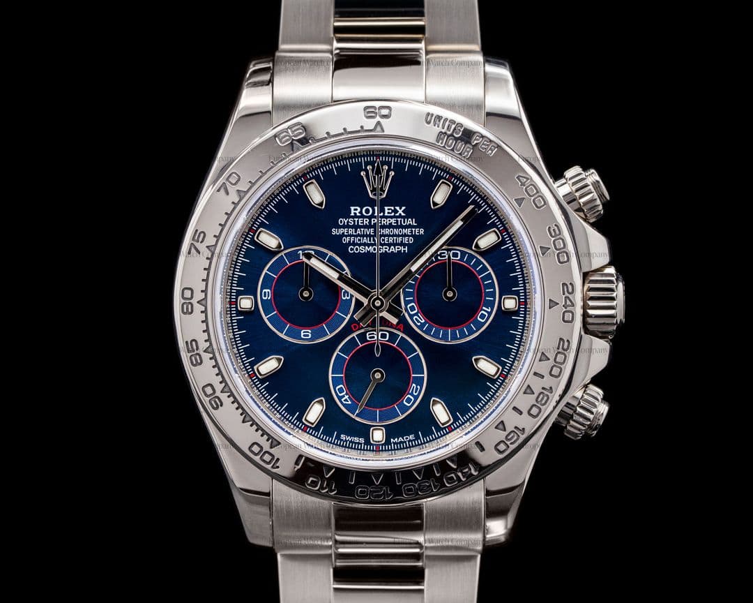 Rolex Daytona 116509 Blue Dial 18K White Gold 