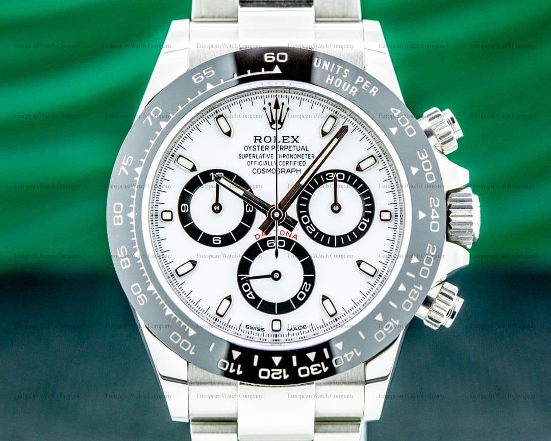 Rolex Daytona 116500LN Ceramic Bezel SS / White Dial 