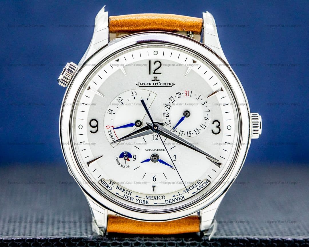 Jaeger LeCoultre Master Control Geographic SS Silver Dial NEW MODEL UNWORN