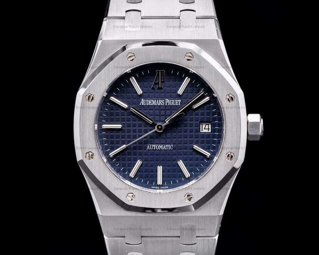 Audemars Piguet Royal Oak BLUE Dial 15300ST SS FULL SET