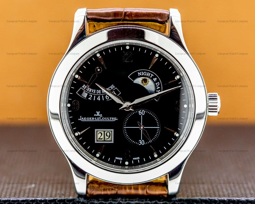 Jaeger LeCoultre Master 8 Days SS Black Dial Limited to 50 Pieces