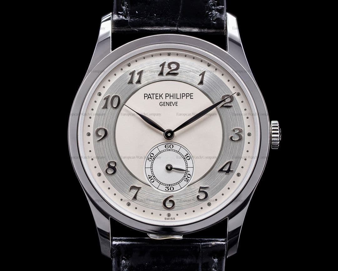 Patek Philippe Calatrava Platinum 5196P Silver Dial Arabic Numerals 2020