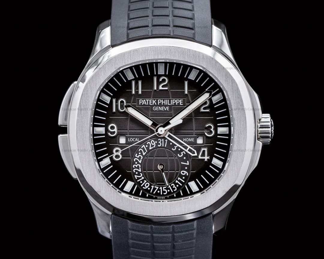 Patek Philippe Aquanaut 5164A Travel Time SS / Rubber FULL SET