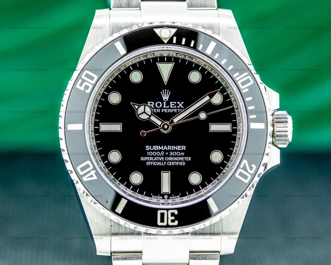 Rolex Submariner 124060 No Date Ceramic Bezel 41MM 