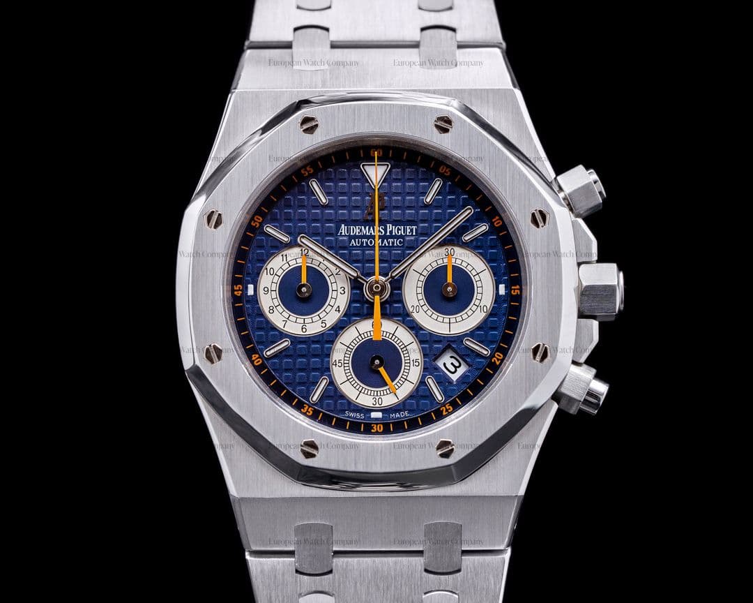 Audemars Piguet Royal Oak 26300ST Chronograph SS Blue & Orange SHARP
