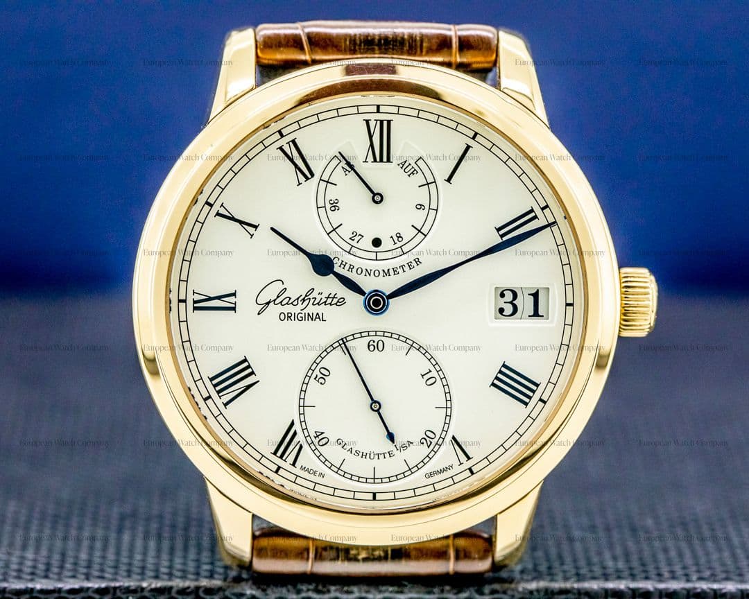 Glashutte Original Senator Chronometer 18K Rose Gold