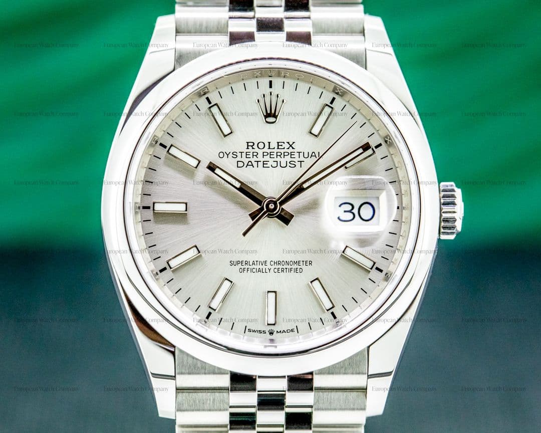 Rolex Datejust Silver Stick Dial / Jubilee Bracelet