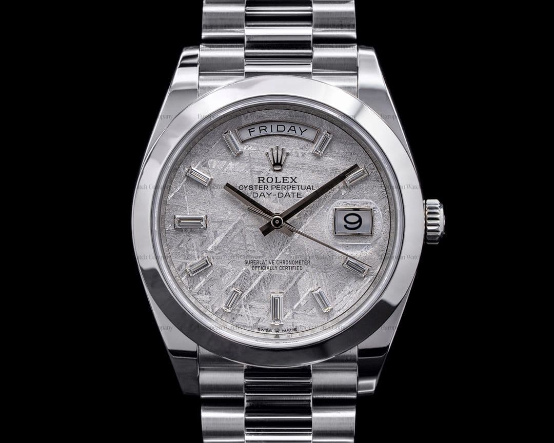 Rolex Day Date 228206 Platinum Meteorite Dial DIAMONDS 40MM 2020