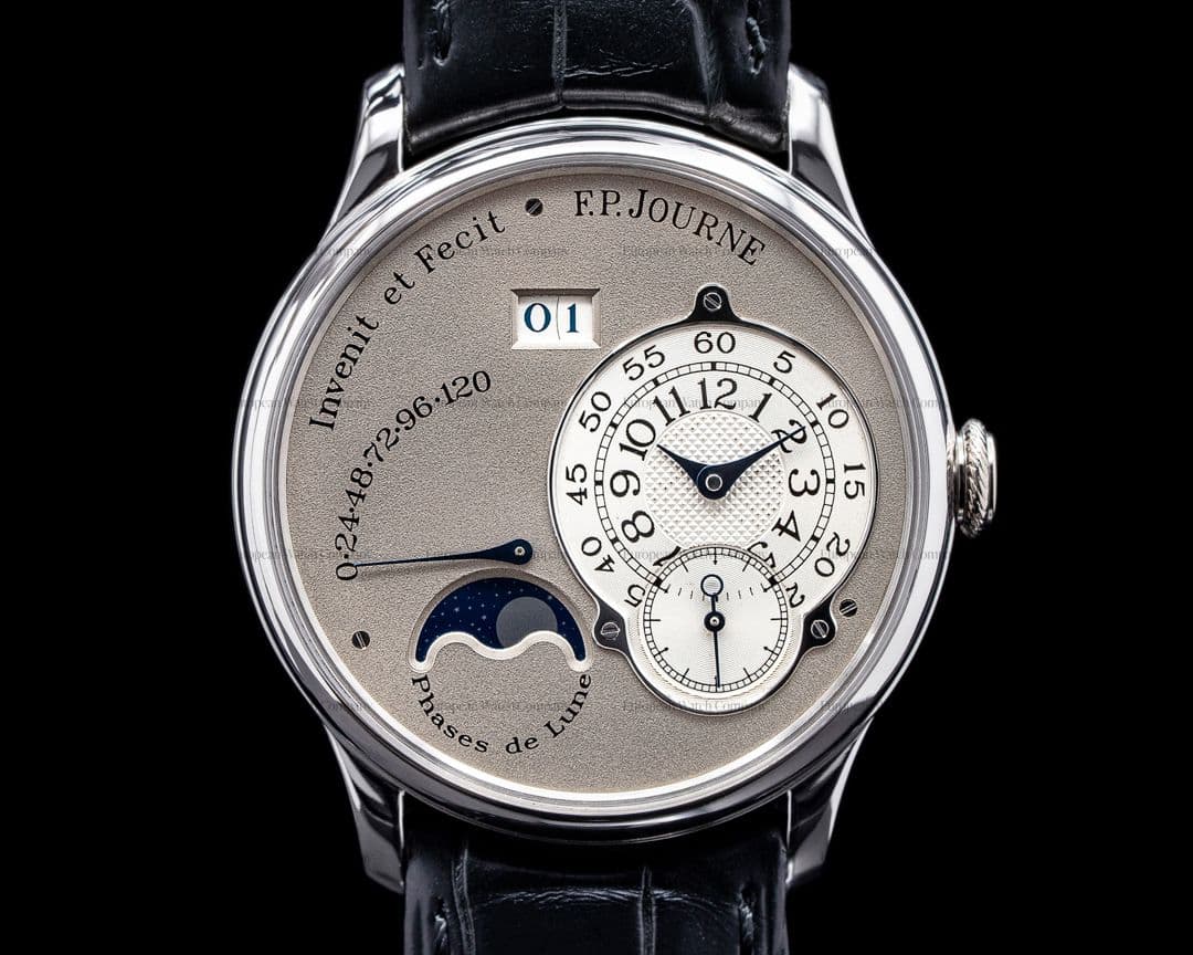 F. P. Journe Octa Lune Automatic Platinum / Grey Dial 38MM