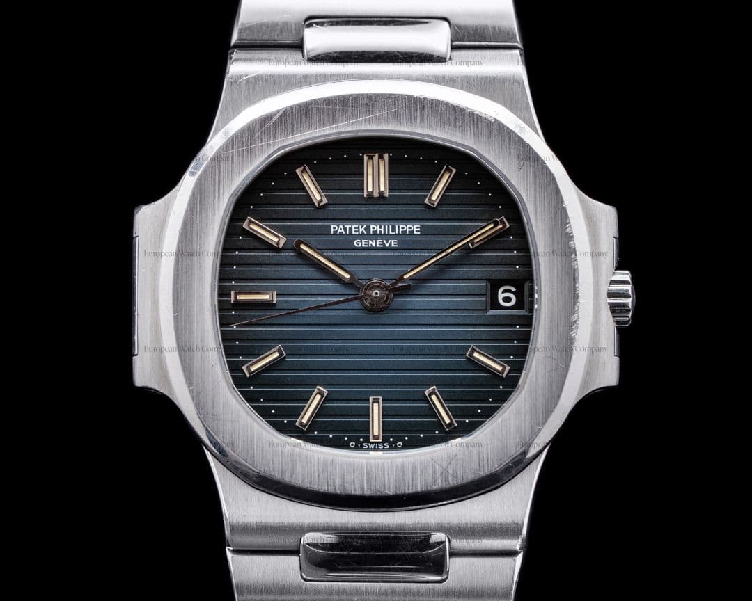 Patek Philippe Nautilus 3800 Automatic Blue Dial SS NICE