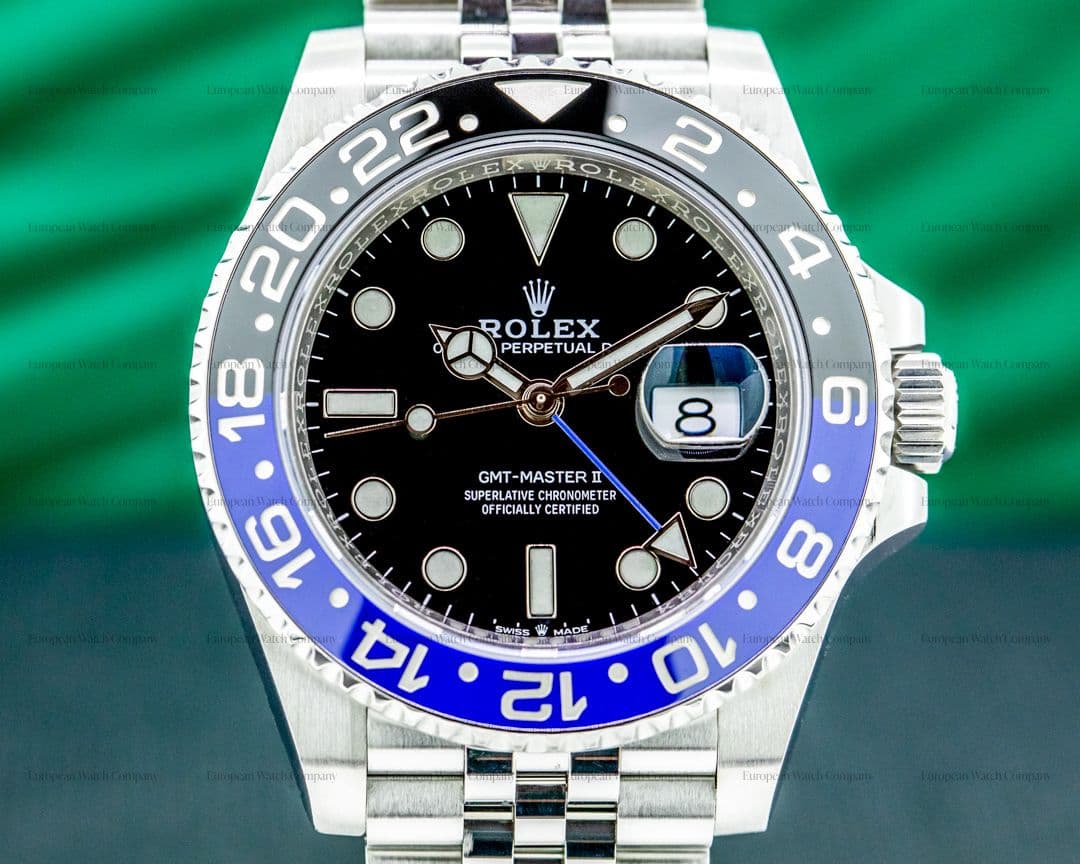 Rolex GMT Master II 126710 Ceramic "Batman" SS / Jubilee 
