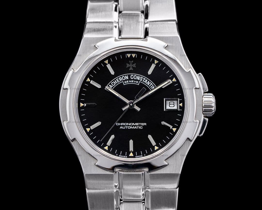 Vacheron Constantin Overseas 42042 Automatic Black Dial SS 