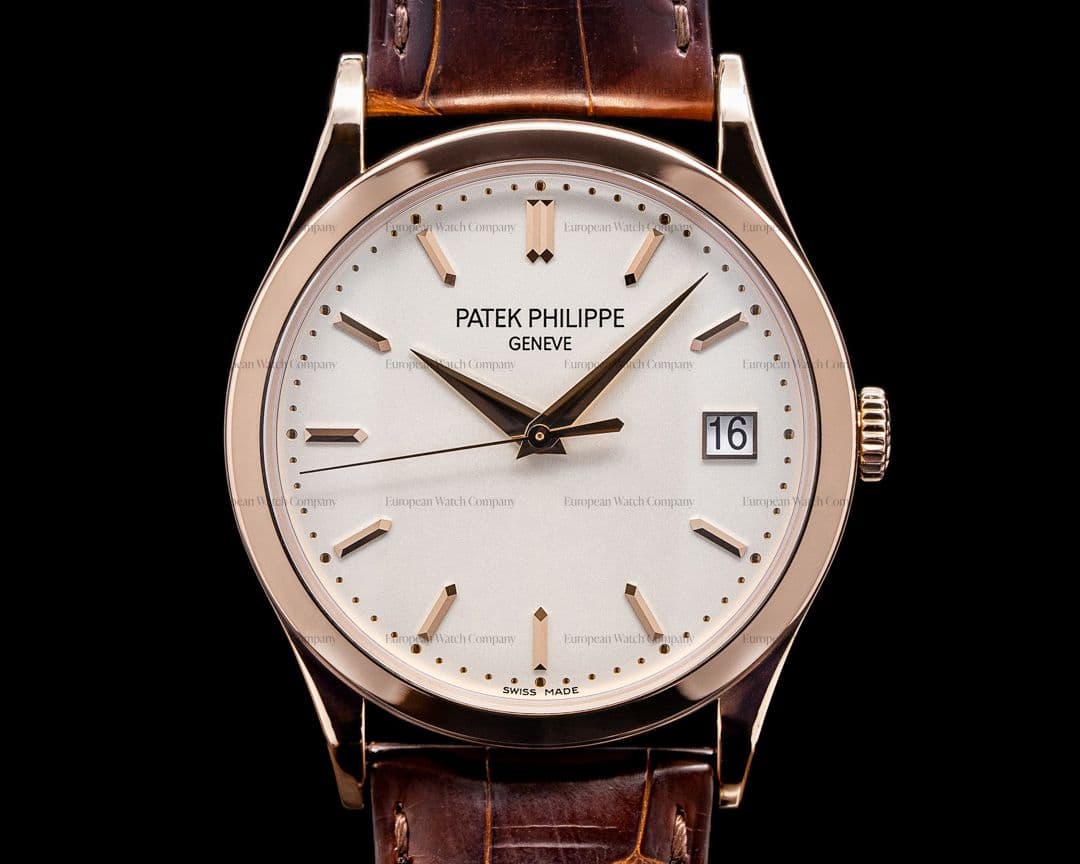 Patek Philippe Calatrava 5296R 18K Rose Gold Silver Dial 