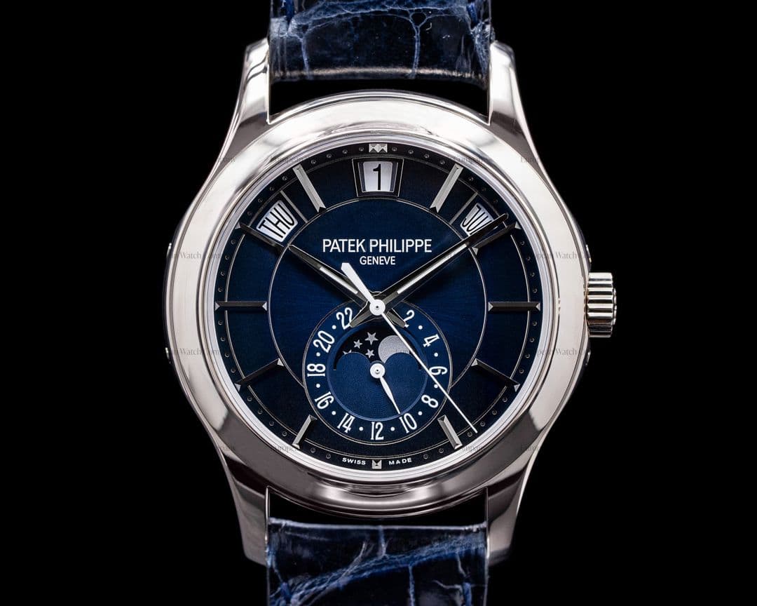 Patek Philippe Annual Calendar 5205G Blue Dial 18K White Gold 


