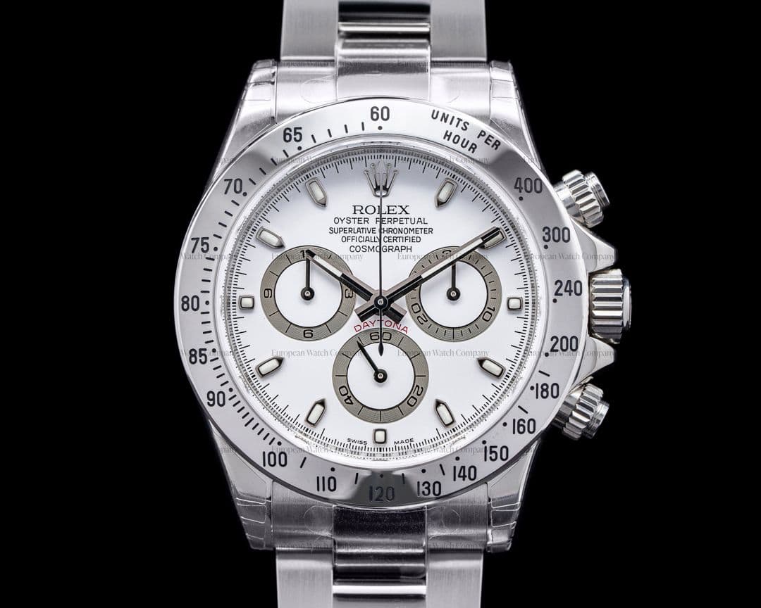 Rolex Daytona 116520  White Dial SS / SS NEW OLD STOCK FULLY STICKERED NOS
