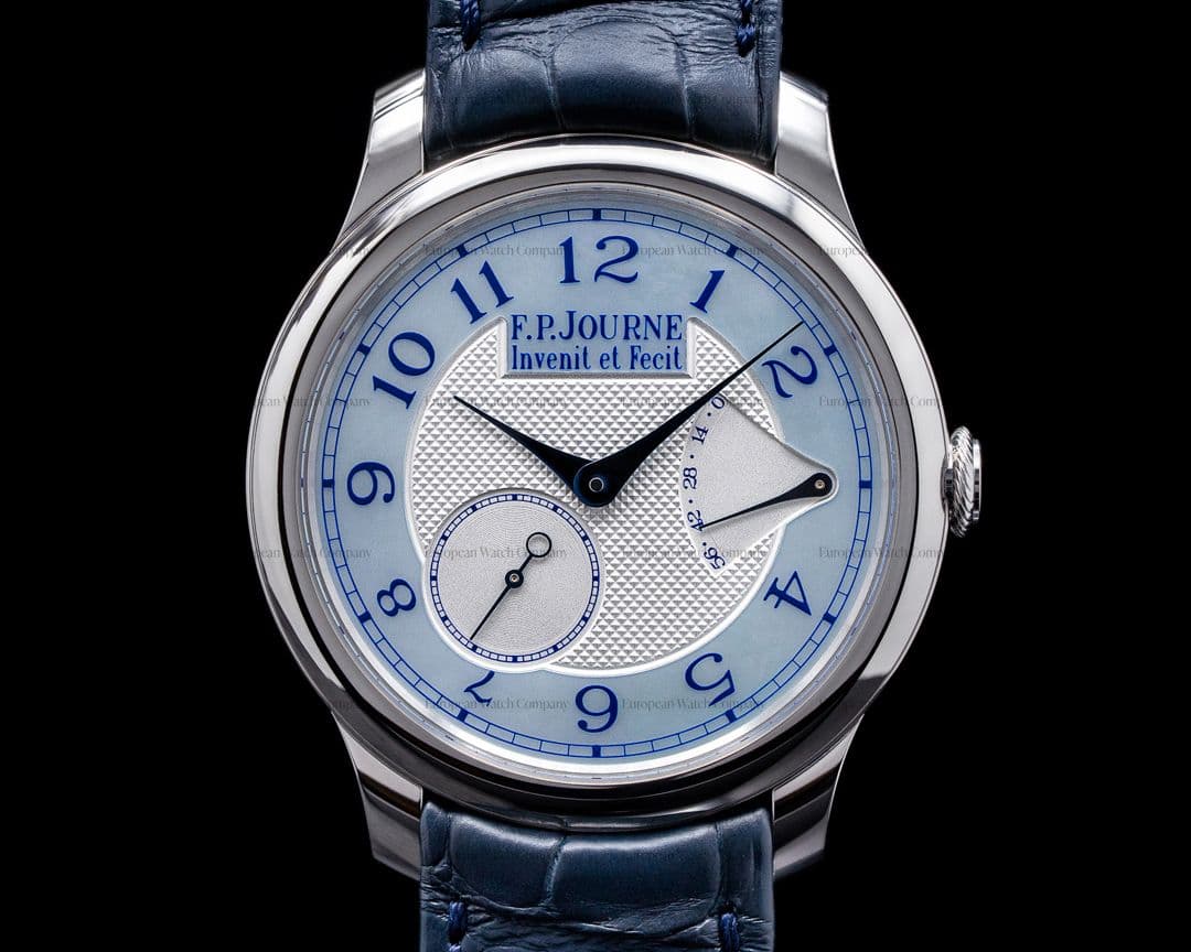 F. P. Journe Chronometre Souverain Nacre Mother of Pearl Dial Platinum 40MM UNWORN