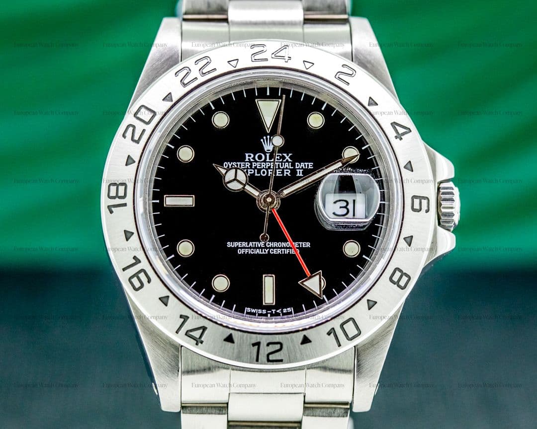 Rolex Explorer II 16570 Black Dial 