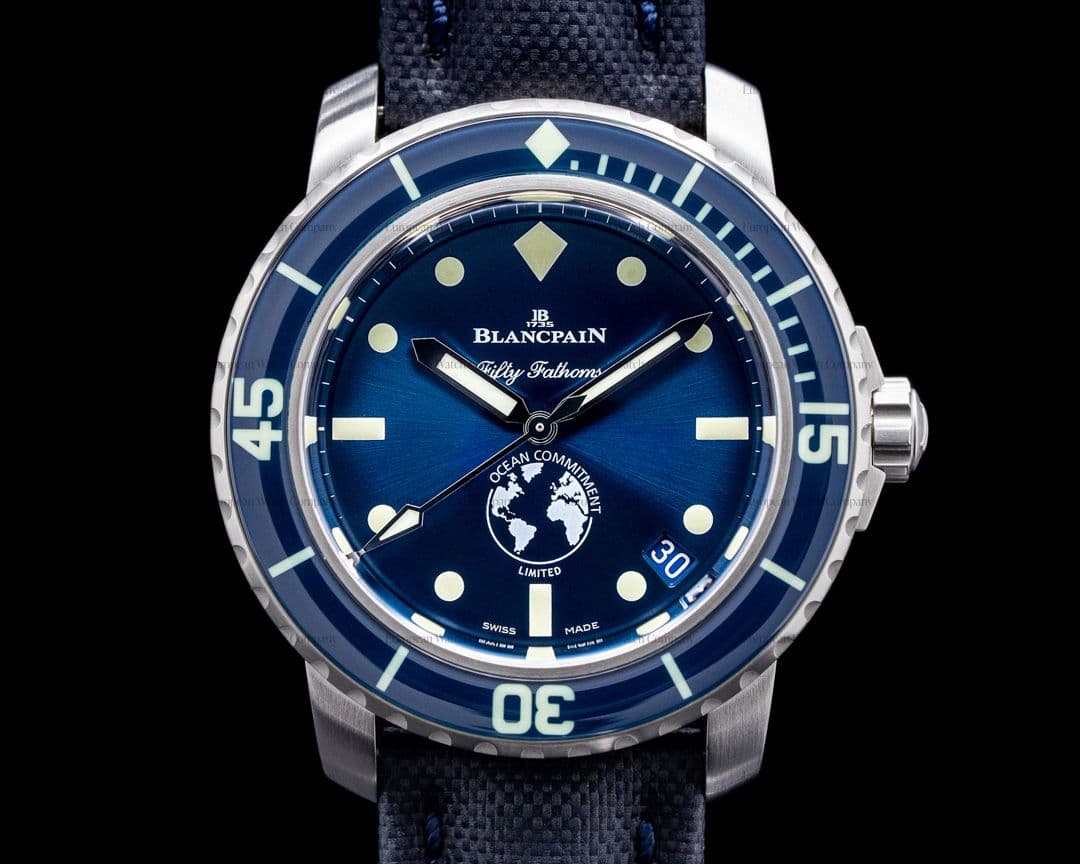 Blancpain Fifty Fathoms Ocean Commitment III Limited Edition Blue Dial 