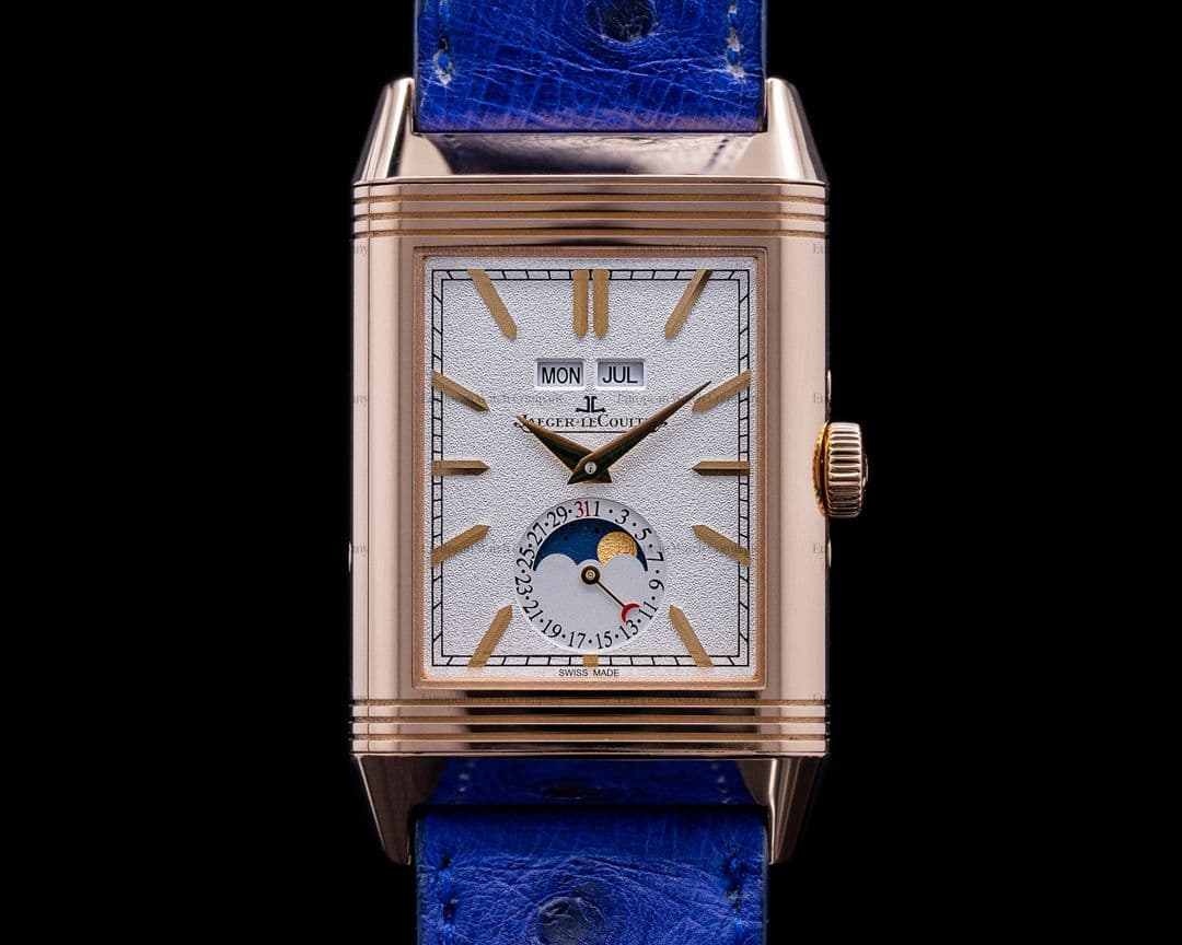 Jaeger LeCoultre Reverso Tribute Calendar 18K Rose Gold