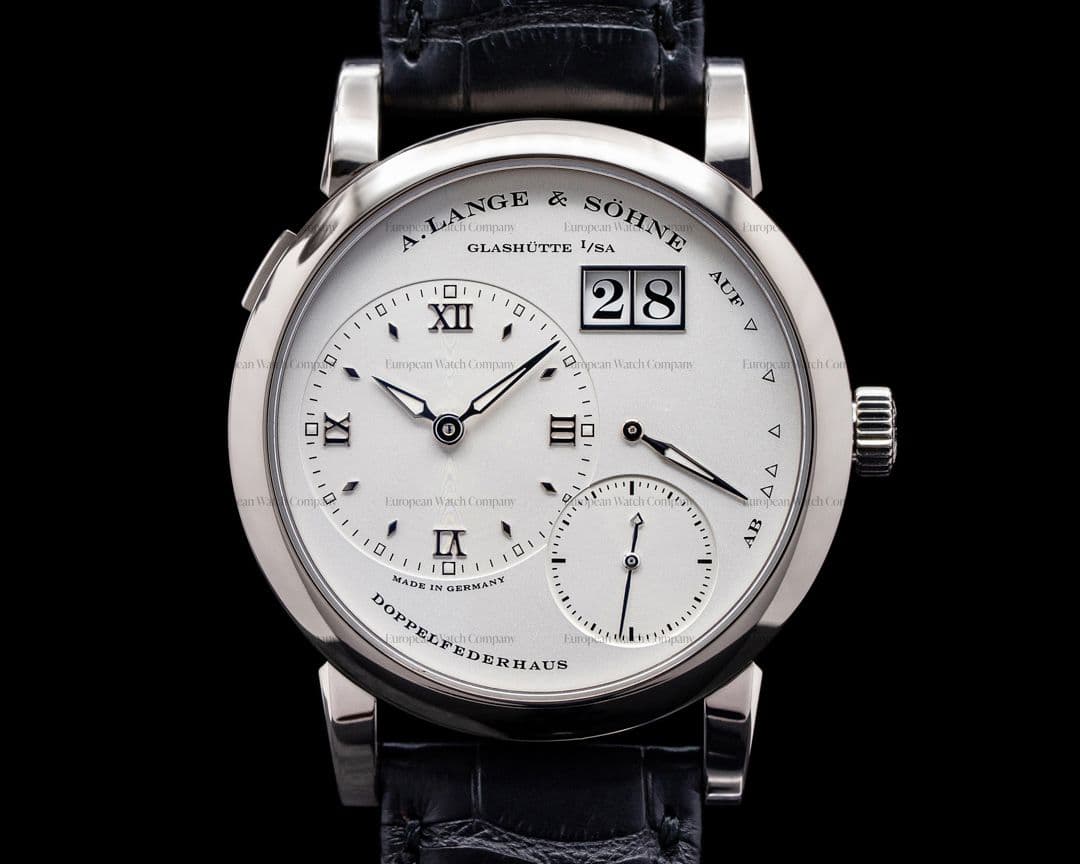 A. Lange and Sohne Lange 1 101.039 18K White Gold Silver Dial