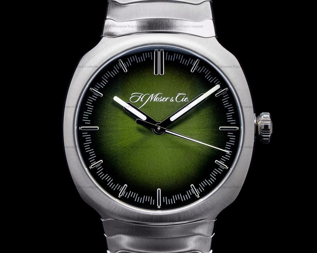 H. Moser & Cie Moser Streamliner Centre Seconds Green Dial UNWORN