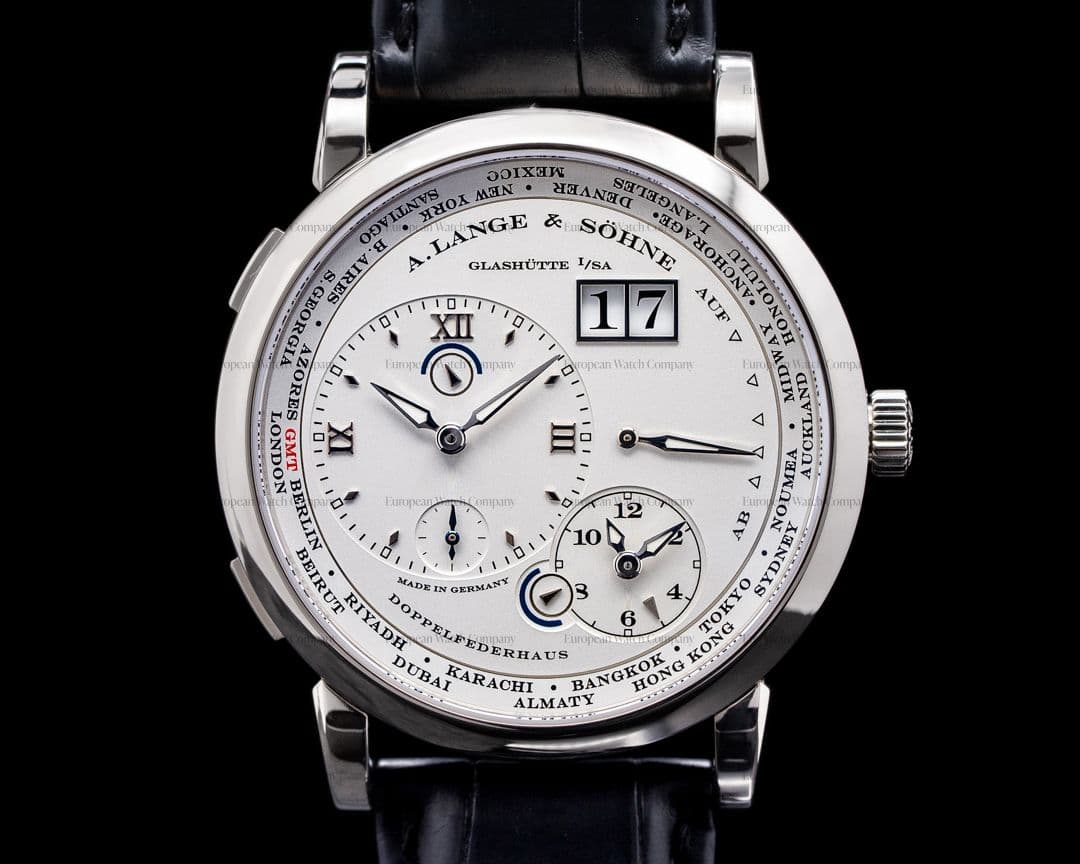A. Lange and Sohne Lange 1 Time Zone 116.039 18K White Gold