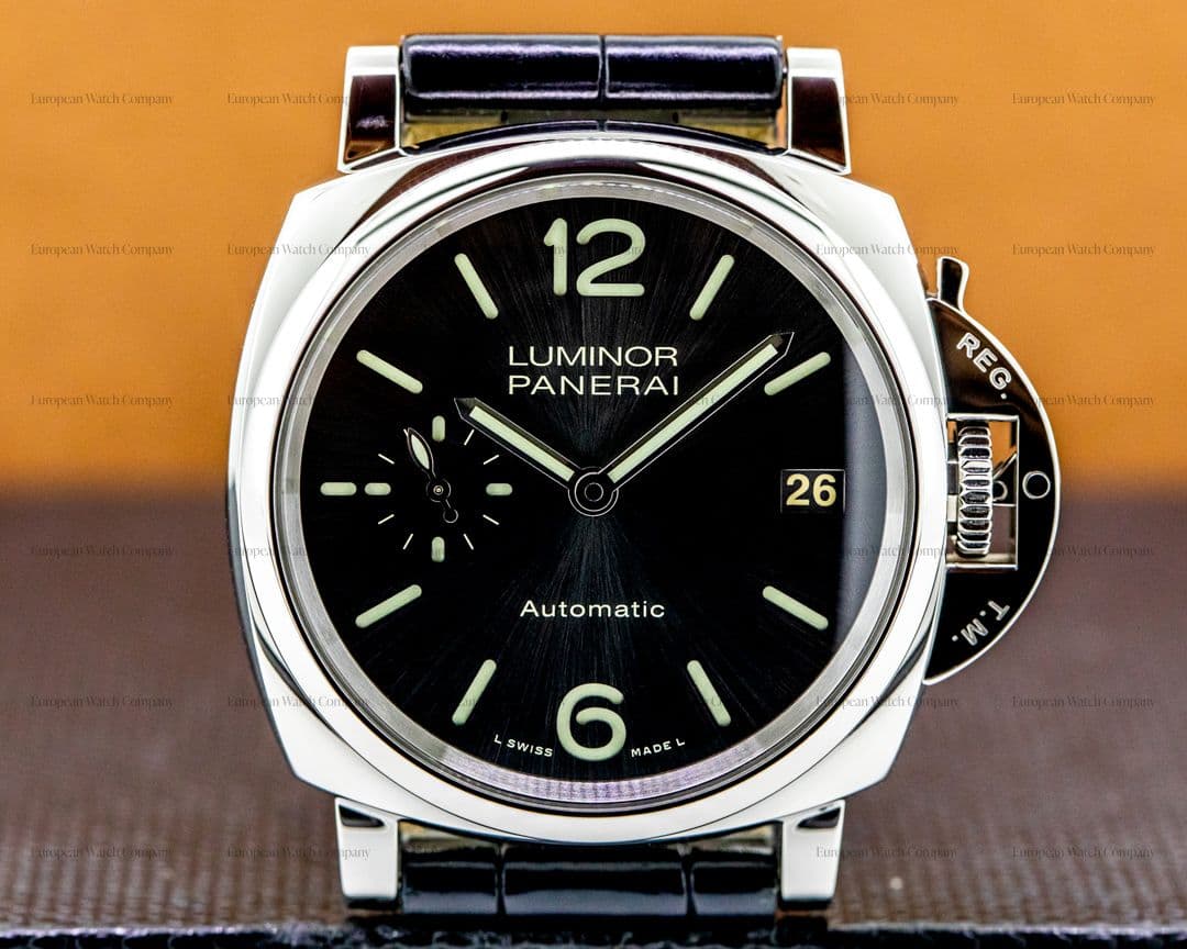 Panerai Luminor Due Automatic Acciaio Grey Dial 38mm