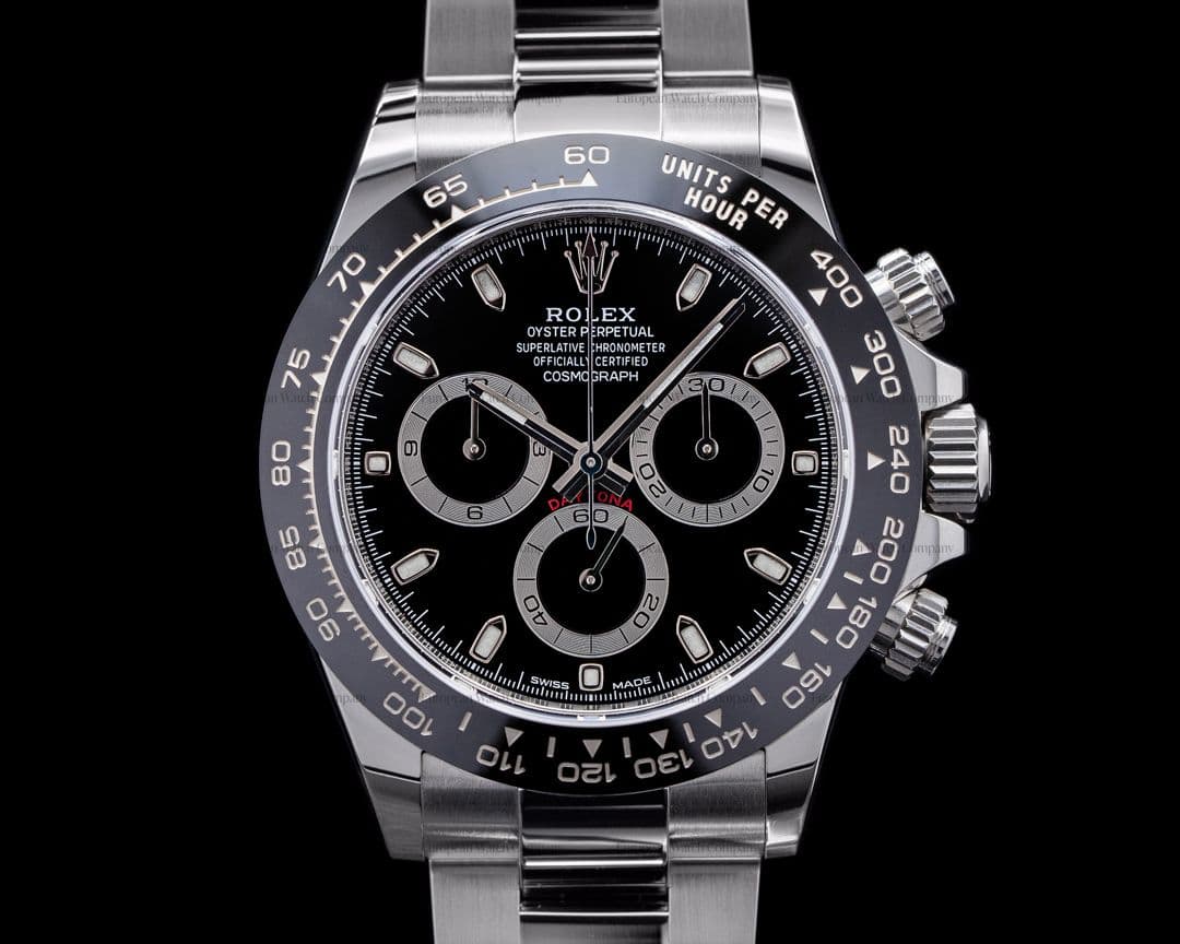 Rolex Daytona 116500 Ceramic Bezel SS / Black Dial 