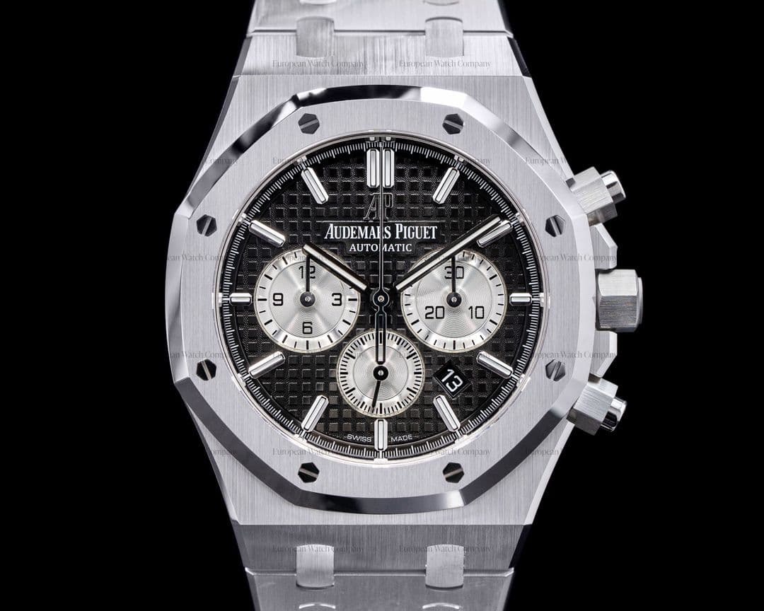 Audemars Piguet Royal Oak 26331ST  Chronograph Black Dial SS 41MM 2019 FULL SET
