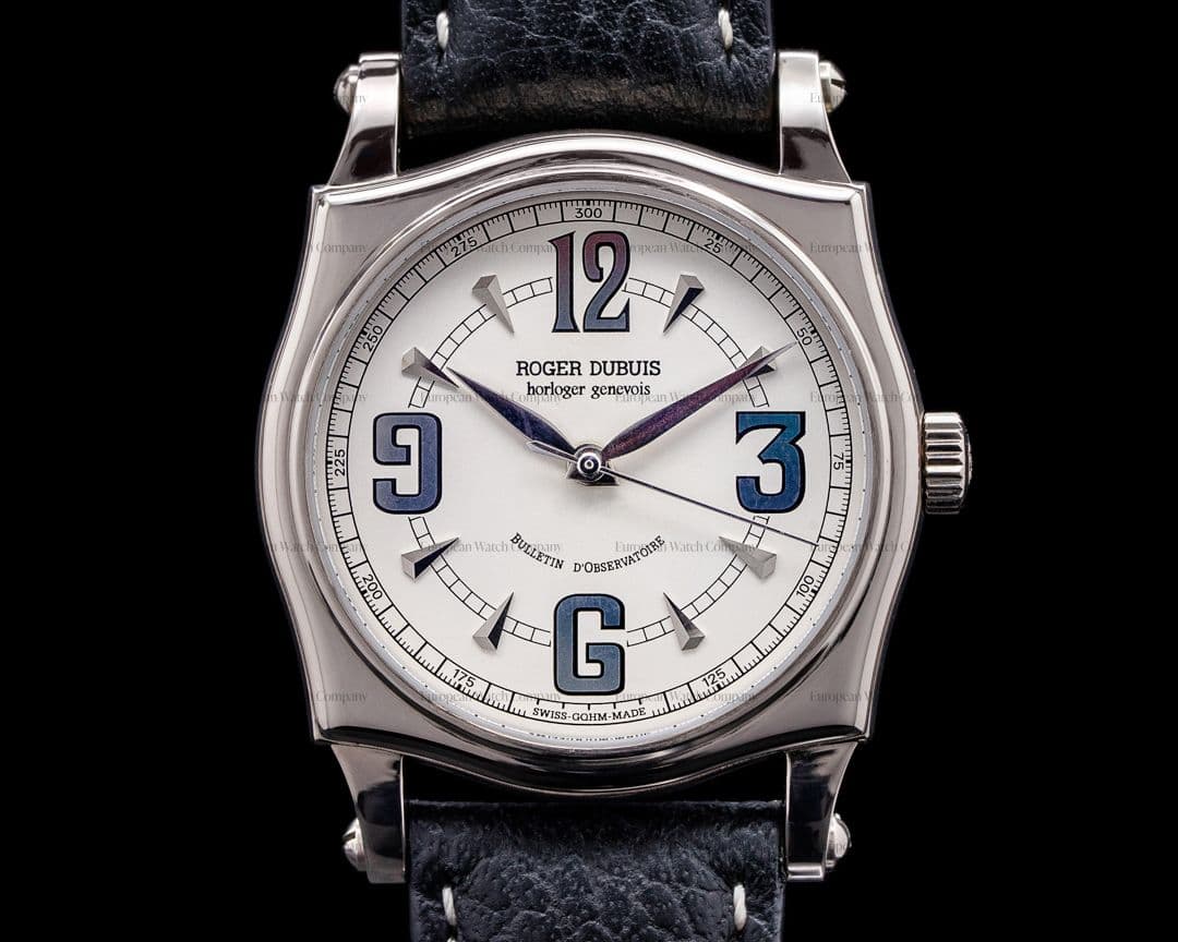 Roger Dubuis Sympathie S40 18K White Gold Silver Dial