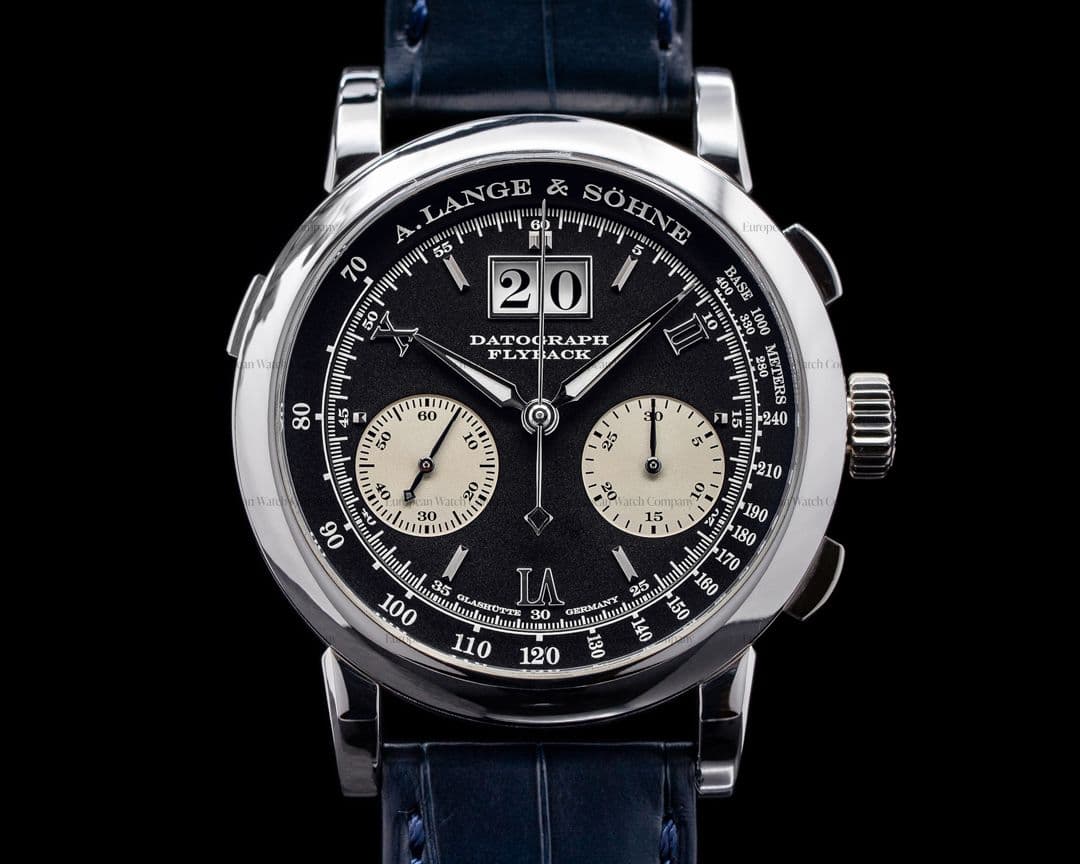 A. Lange and Sohne Datograph Flyback 403.035 Platinum 39MM FULL SET