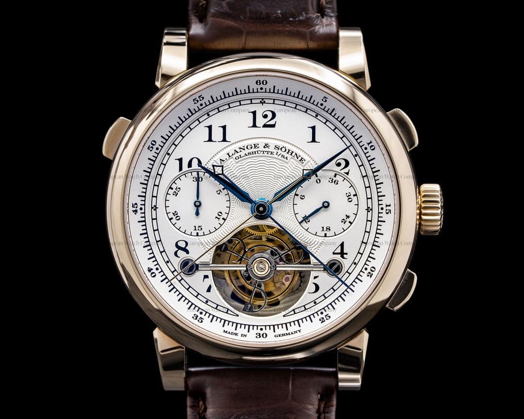 A. Lange and Sohne Tourbograph "Pour Le Merite" "F.A. Lange Homage 165th Anniversary" HONEY
