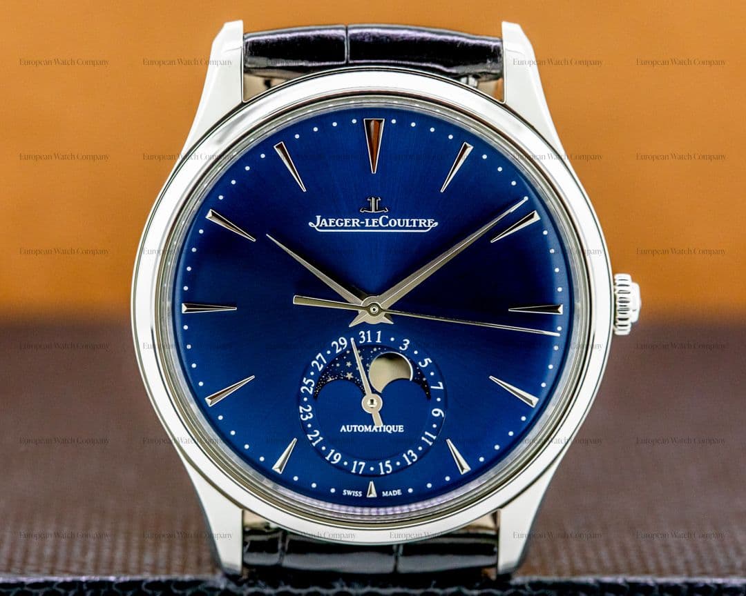 Jaeger LeCoultre Master Ultra Thin Moon SS BLUE Dial