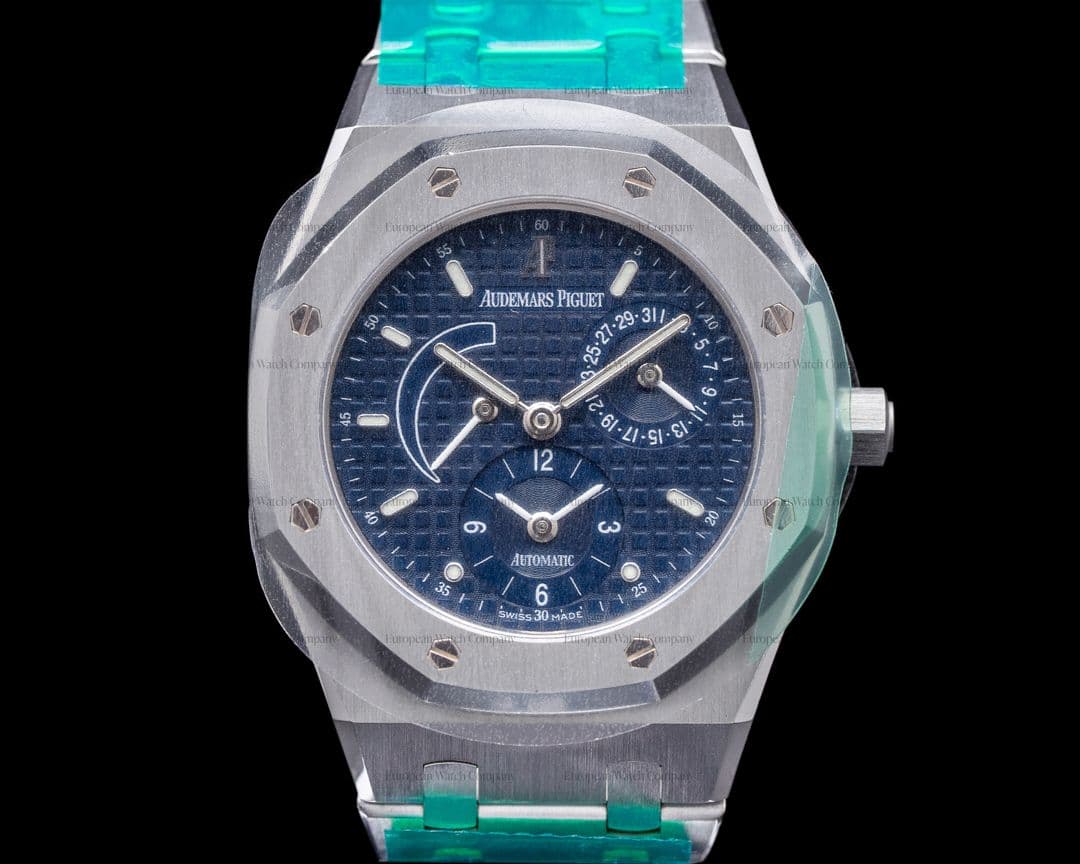 Audemars Piguet Royal Oak Dual Time 25730ST Blue Dial AP SERVICED FULL SET 