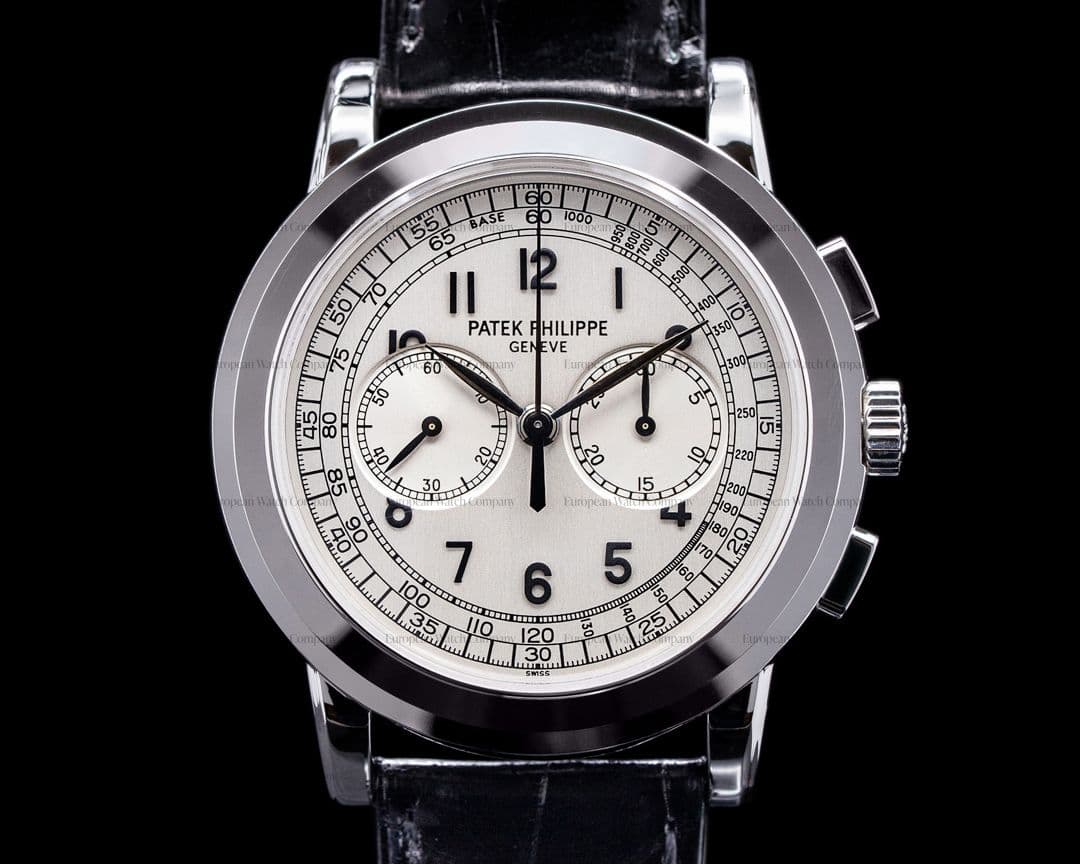 Patek Philippe 5070G White Gold Chronograph FULL SET SHARP
