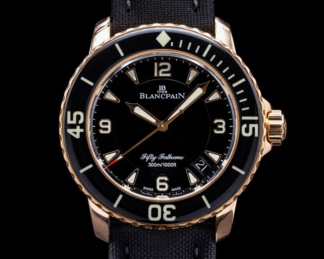 Blancpain Fifty Fathoms 18K Rose Gold / Kevlar 