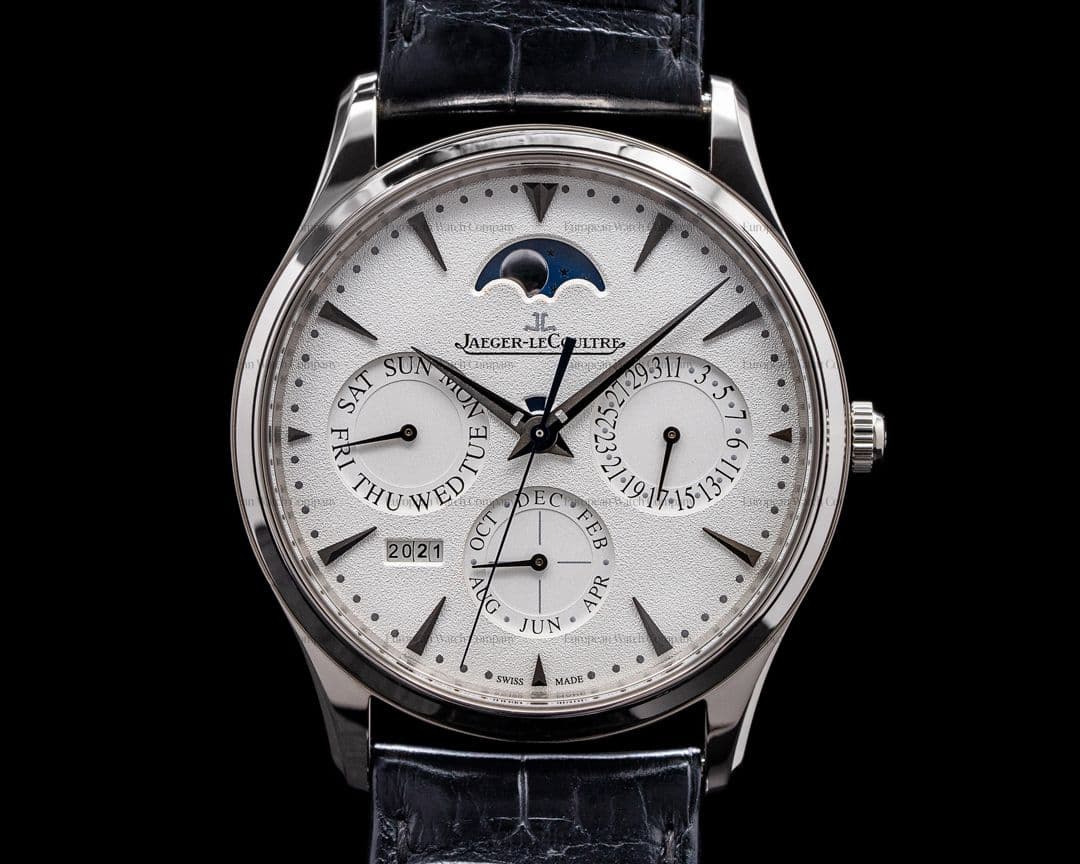 Jaeger LeCoultre Master Ultra Thin Perpetual Calendar 18k White Gold